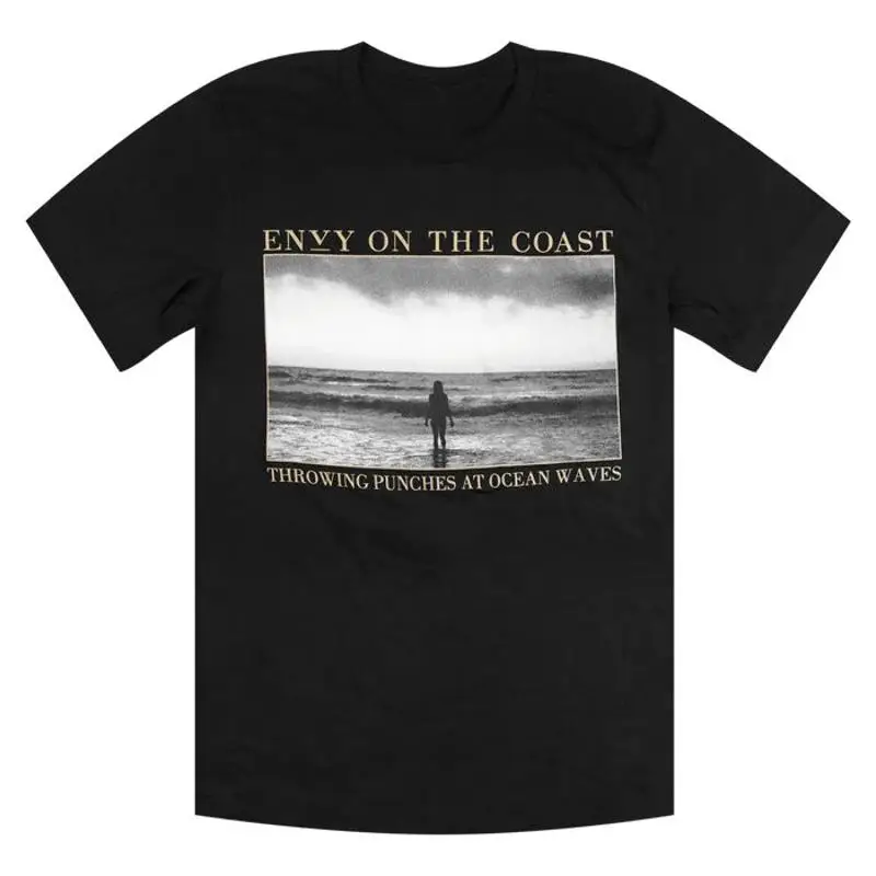 تي شيرت Envy On The Coast Band قطن أسود كامل الحجم Mm1205 #1