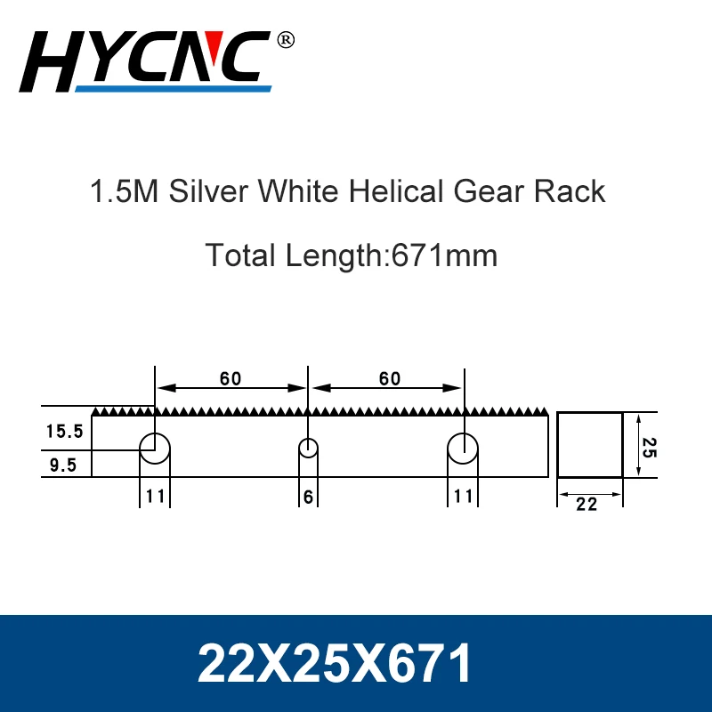 Imagem -05 - Precisão Cnc Rack e Pinhão Gravação Torno Router Linear Guide Rail Gear Zipper 1.5 Mod 22x25 671 mm 20x20 960 mm