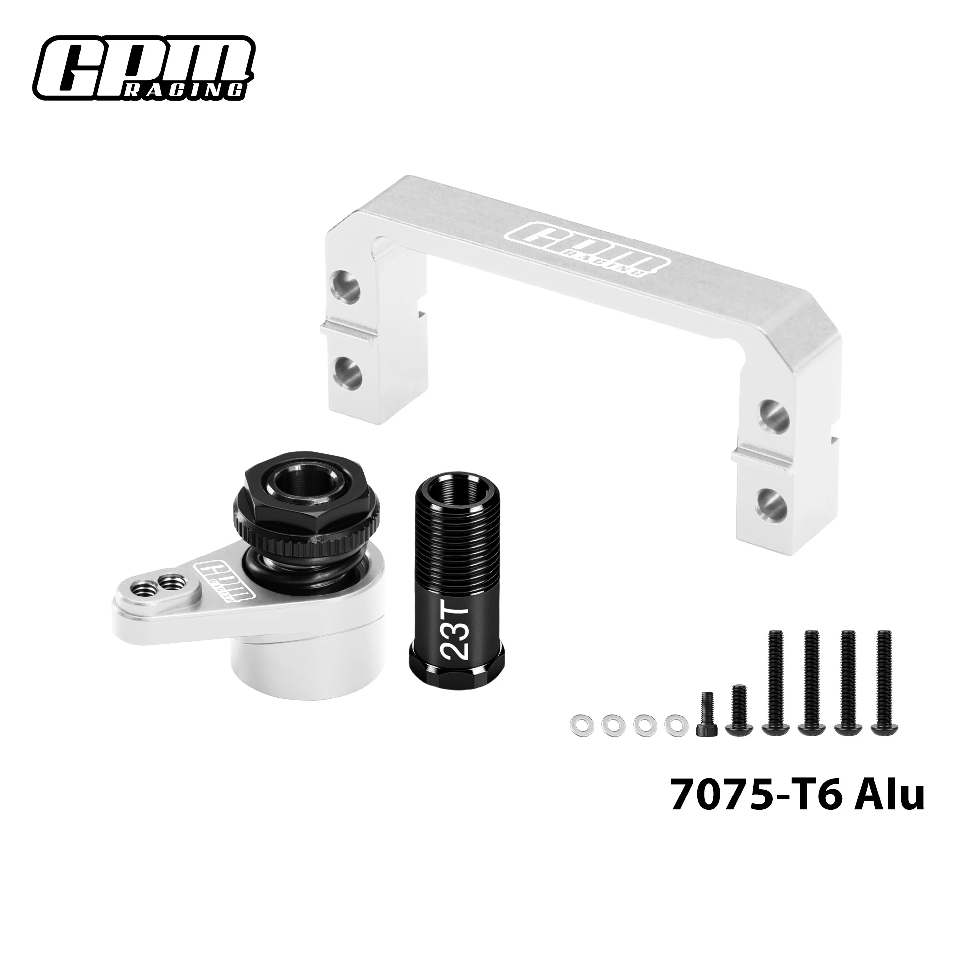 GPM Alloy 7075 Servo Mount & Servo Horn 25T Set For ARRMA 1/8 Mojave / Typhon / Vendetta / Infraction/ 1/10 Big Rock / Granite - view 6