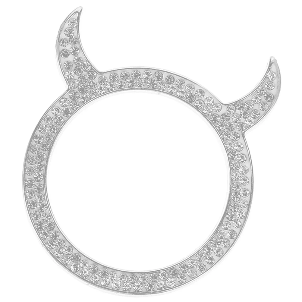 

Push Start Button Cover Rhinestone Car Interior Decoration Ignition Switch Trim Engine Start Stop Button Bling Car