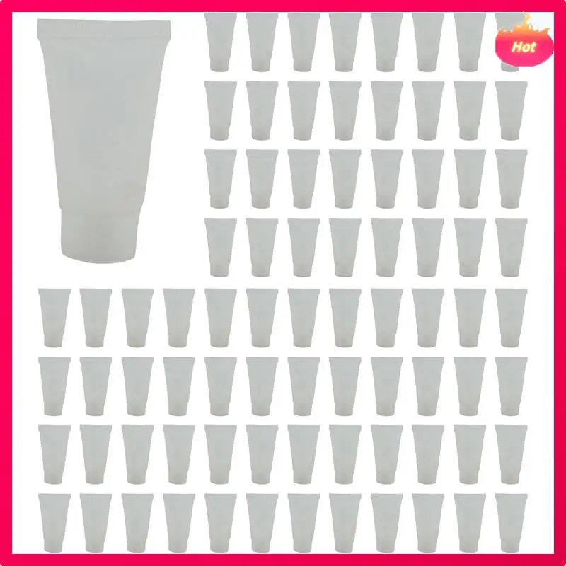 

ABYP 300Pcs 15Ml Refillable Tube Empty Lotion Bottle Soft Tube With Cap Travel Squeeze Make Ups Container Refillable Bottles