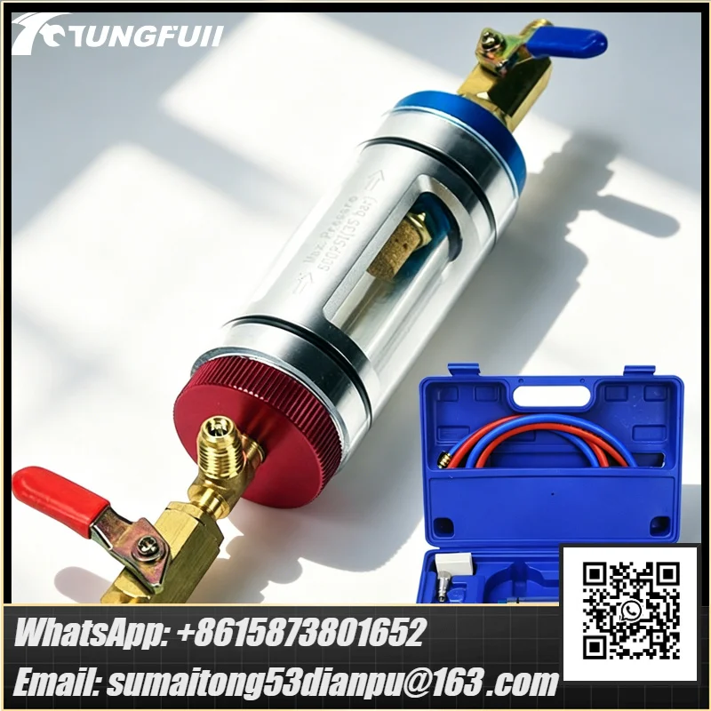 Automotive Air Conditioning Refrigeration Oil Filtration Analyzer Replacement Tool Refrigerant Oil Purity Detection Purifier