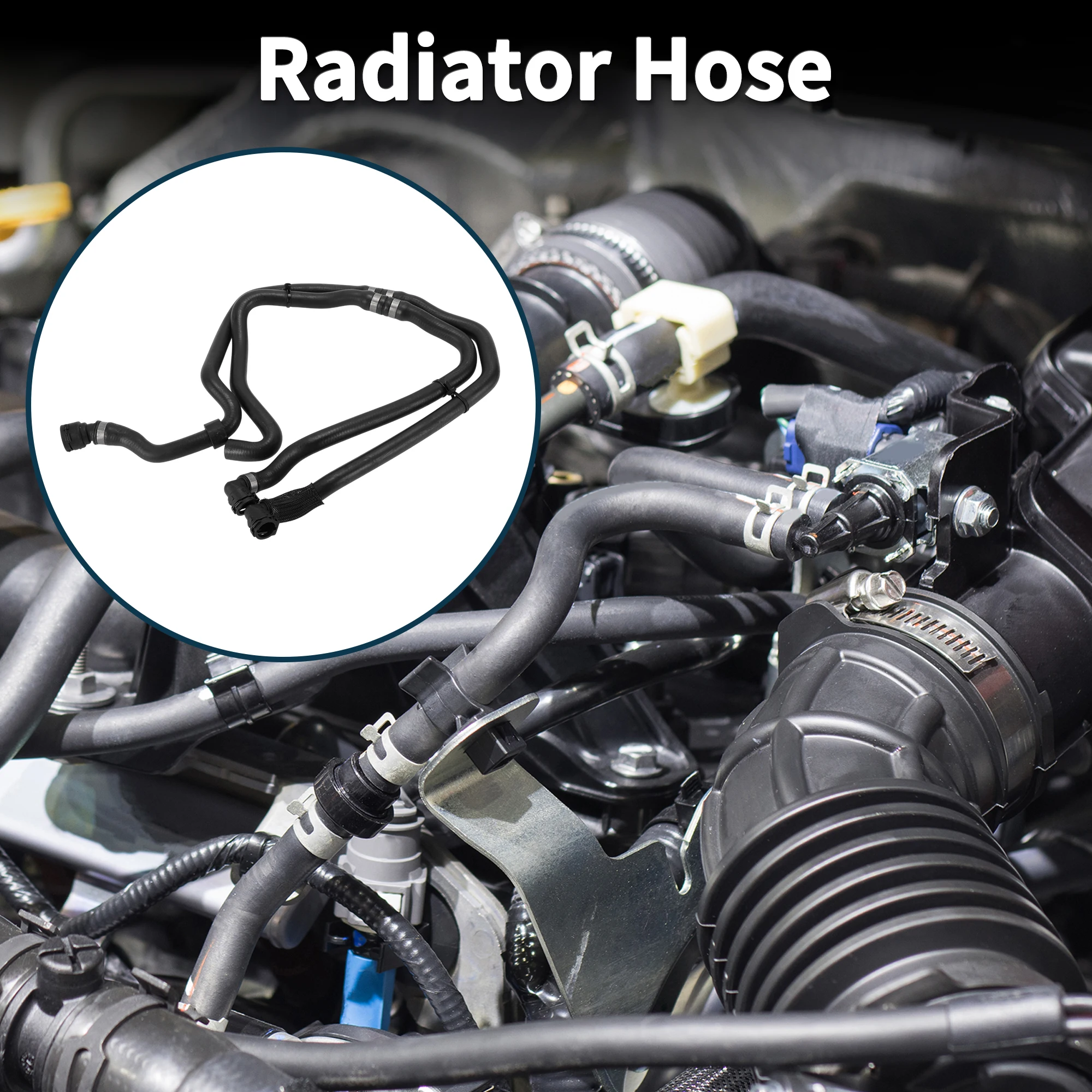 

UXCELL Radiator Hose No.17123448462 for BMW X3 2006-2010 Upper Hose