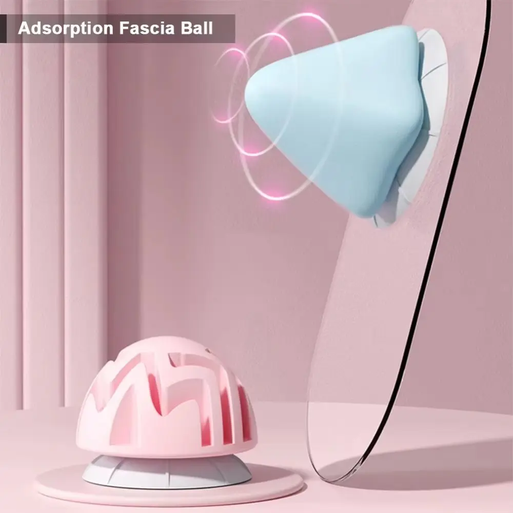Silicone Suction Cup Massager Ball Relaxation Boost Flexibility Fascia Ball Trigger Point Ergonomic Acupoint Massager Muscle