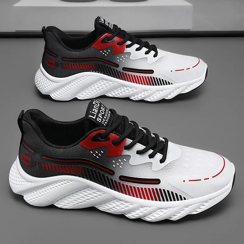 

Дышащие повседневные кроссовки с сеткой, мужские спортивные кроссовки больших размеров, уличные кроссовки для бега, фитнеса, кроссовки для бега на толстой подошве, мужские