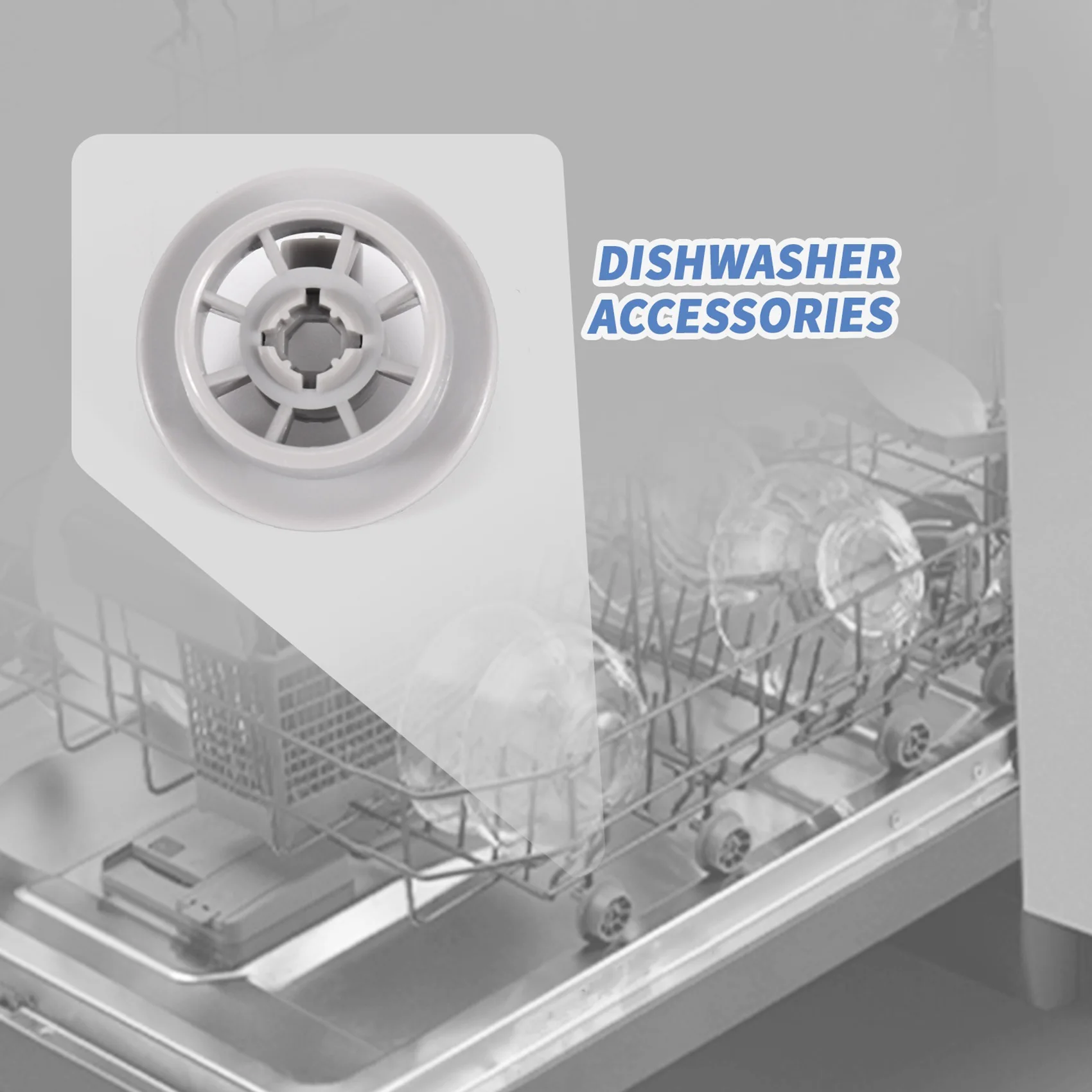 ГОРЯЧИЕ 8 шт. прочное колесо для посудомоечной машины 165314   Сменное колесо нижней полки для посудомоечной машины, подходящее для посудомоечной машины Whirlpool и Kenmore