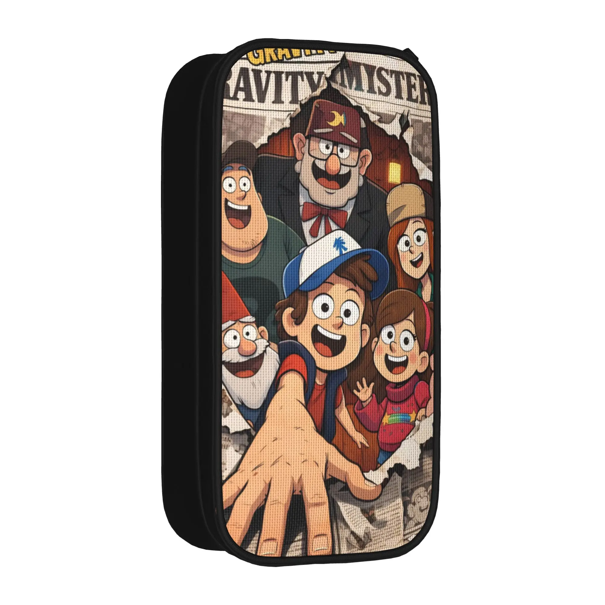 G-Gravity Falls Pencil Cases Lovely   Pen Bag Kids Large Storage School Supplies Cosmetic Pencilcases