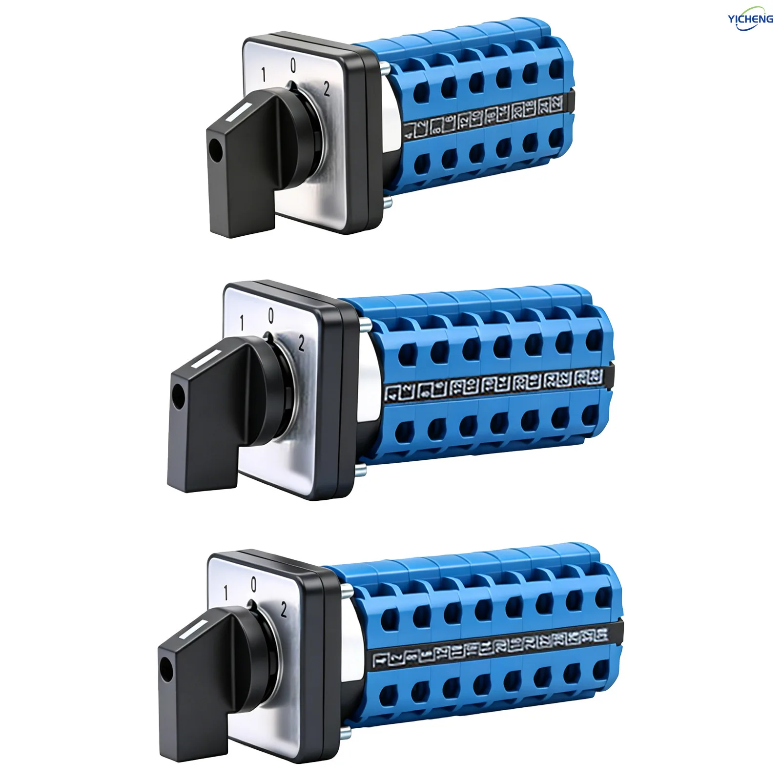1Pcs 20A 2/3/4/5/6/7/8/9/10 Position Self-locking type Universal Rotary Changeover Switch,5/6/7/8 routes multi-channel（optional）
