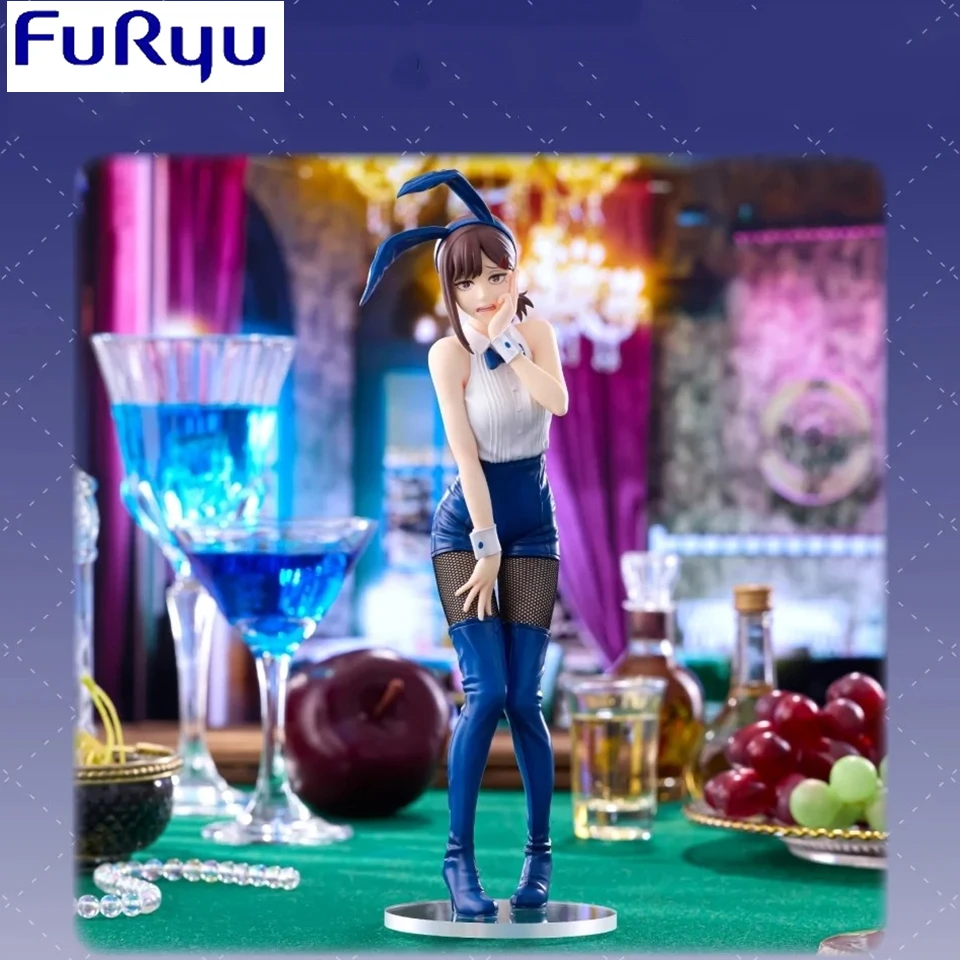Furyu Chainsaw Man 24cm Higashiyama Kobeni Bunny Girl Anime Figure Toys for