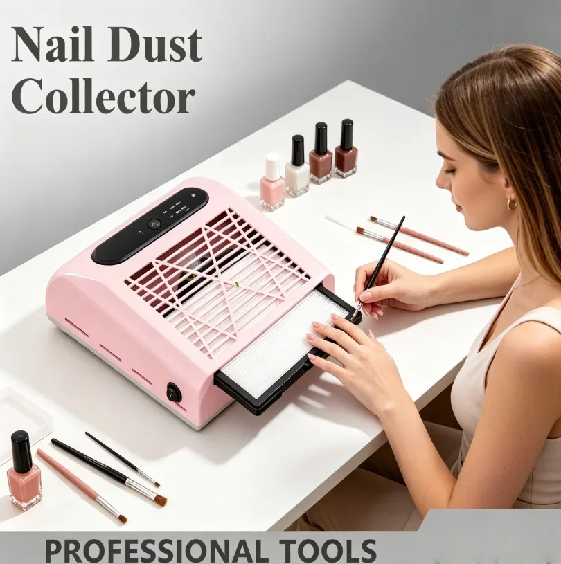 

Nail Extractor Fan Nail Art Tool Strong Power Dust Collector Vacuum Cleaner Machine With Remove Filter