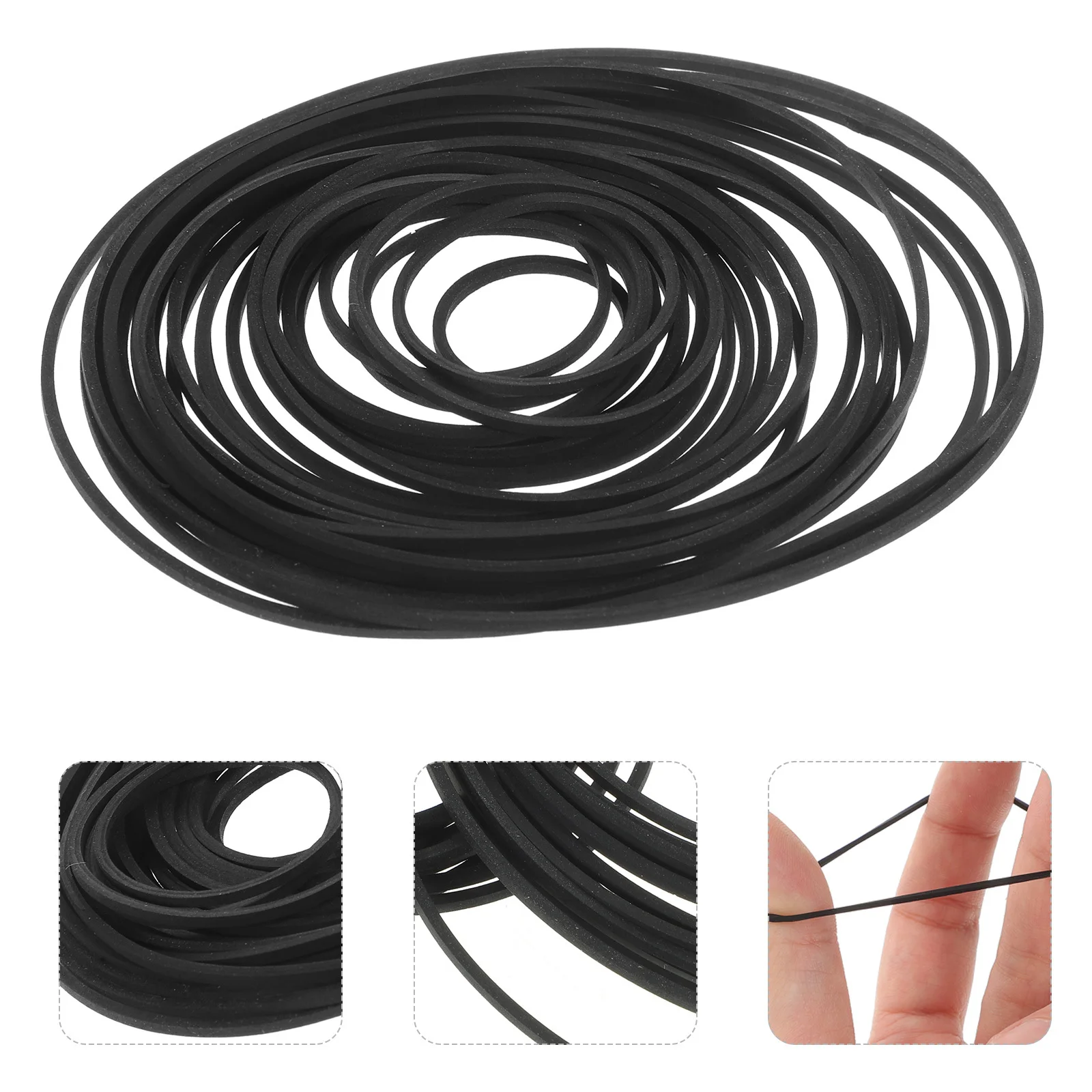 30Pcs Recorder Gummi Gürtel Professionelle Praktische Kassette Player Gürtel Ersatz Langlebig Glatte Übertragung
