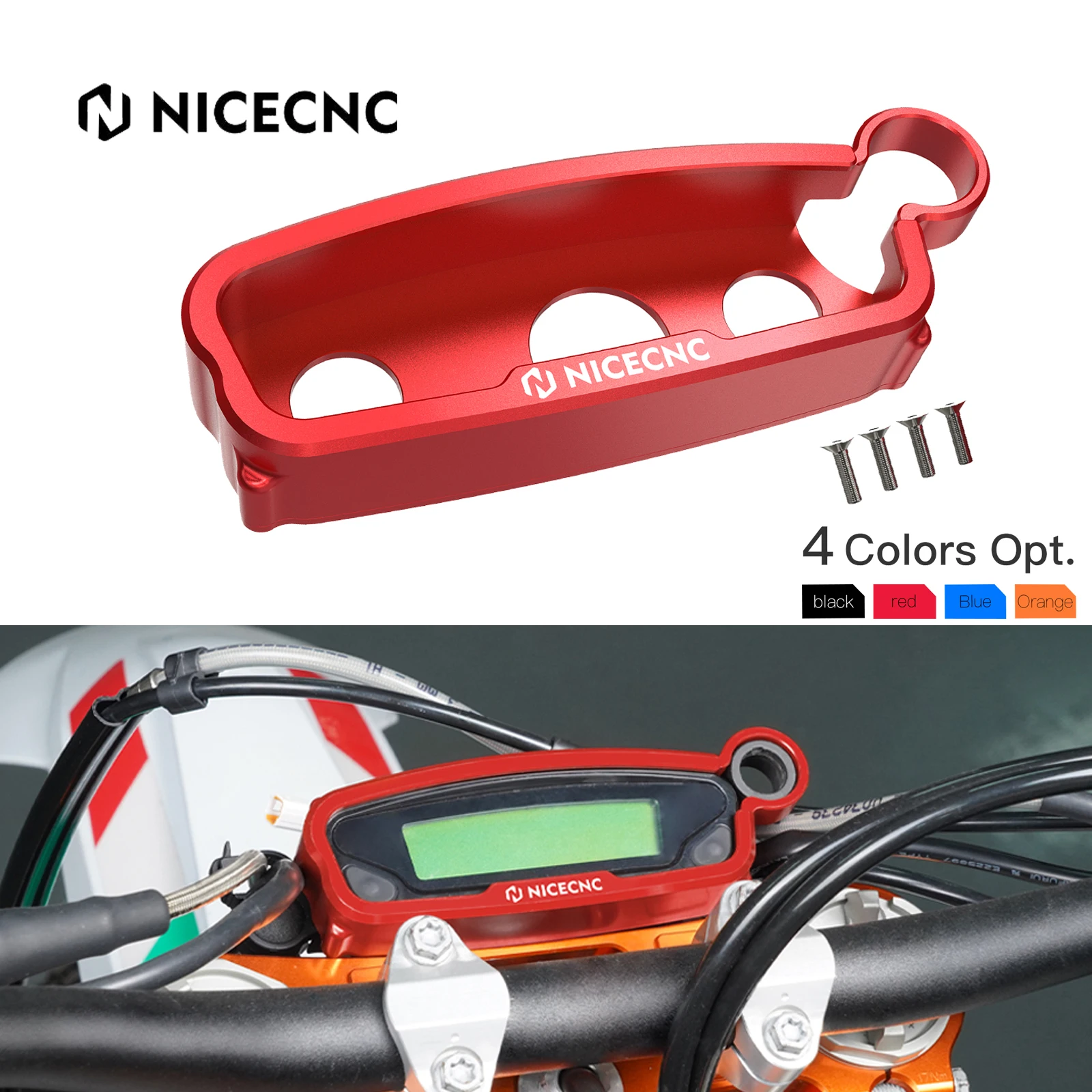 

NICECNC For GasGas EC 300 EC 250 EC250F ECF 350 2021 2022 2023 Speedo Odometer Protector Guard For Husqvarna TE 300 FE 250 450