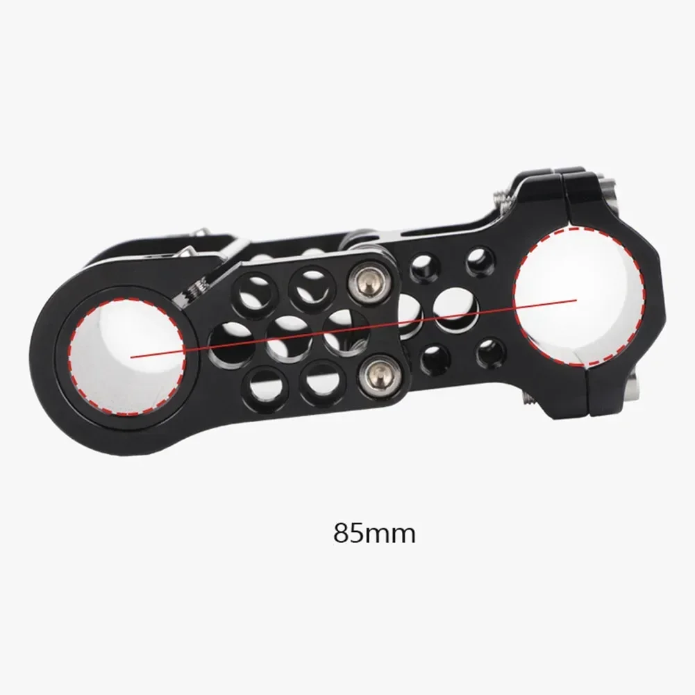 1pc Folding Bike Porous Stem Adjustable Dual Stem Bicycle 25.4MM Deformation Hollow Design Double System Bike Accessories