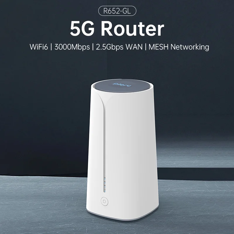 플레리 WiFi6 CPE 라우터 3000Mbps 5G 라우터 2.5G WAN 포트 나노 SIM 4G 5G 페일오버 4*4 MIMO 내장 안테나 가정/사무실용