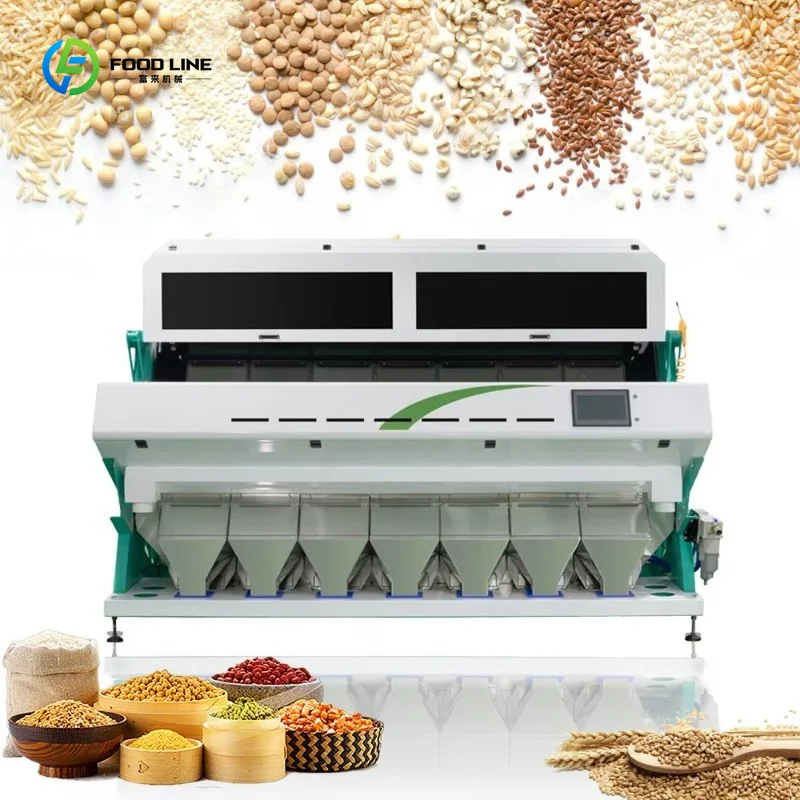 Color Size Sorter for Rice Grain Plastic Seed Material Optical Sorting Machine Equipment Custom