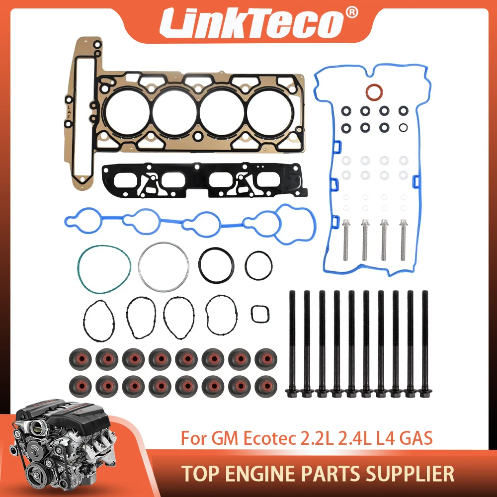 

Engine Parts Full Head Gasket Bolt Kit Set Fit 2.2L 2.4L L4 GAS For 2005-2017 Chevrolet Buick Opel Pontiac GMC 2.2 2HS26517PT