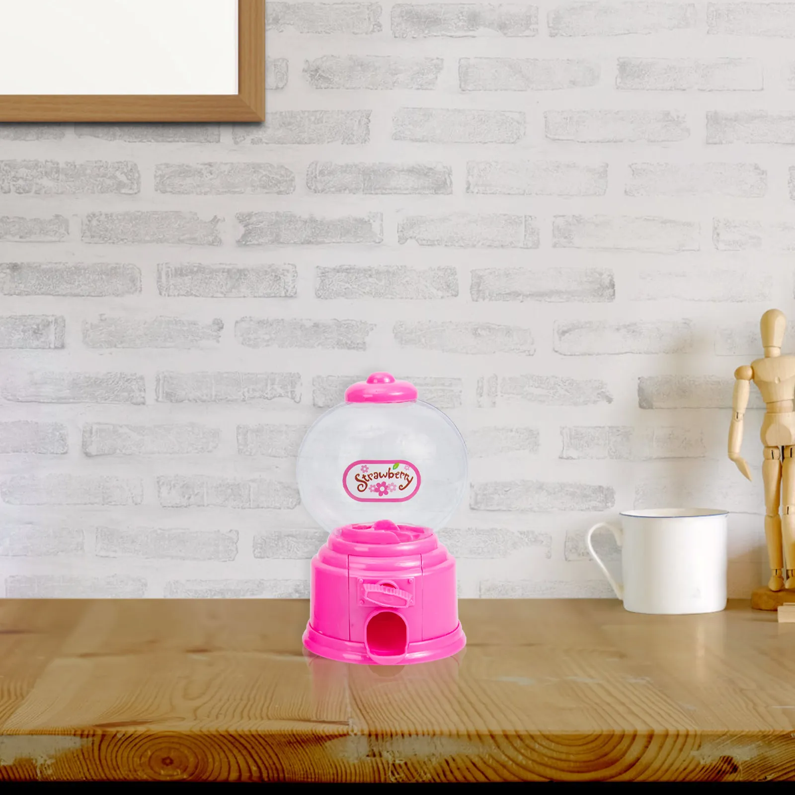 

2pcs Twist Candy Machine Bank Creative Abs Plastic Gumball For Mini Candy Dispenser Hand-Eye Coordination Plaything Party