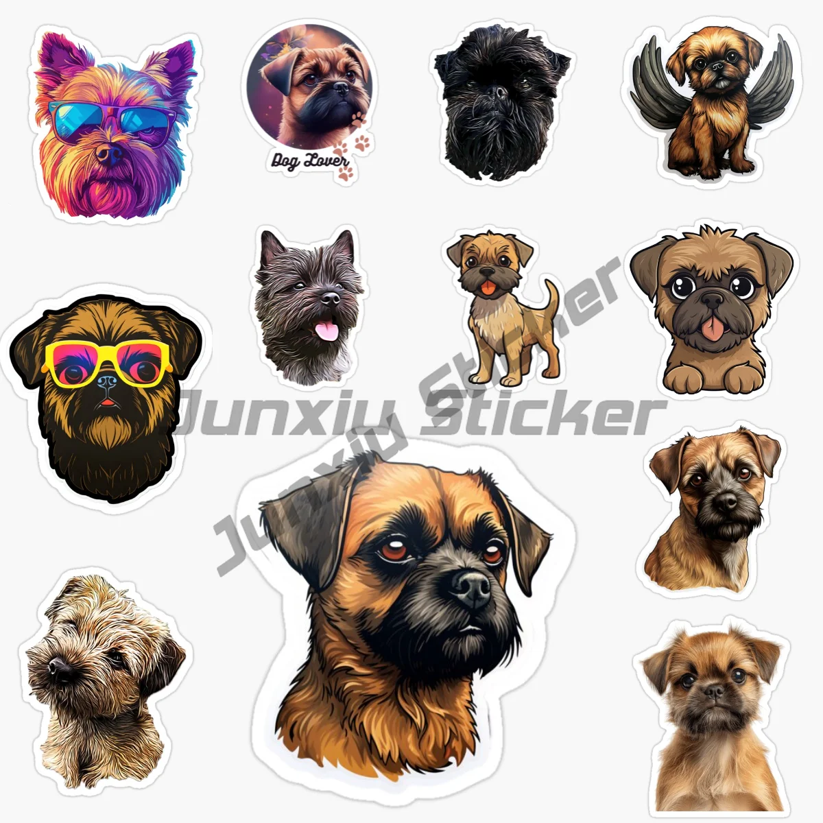 Наклейки с изображением гриффона Брюссельского Водонепроницаемая виниловая декорация