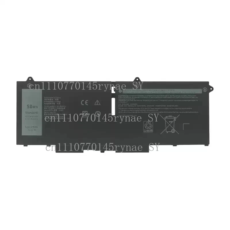 

07KRV FK0VR Battery For DELL Latitude 5430 5530 5330 7530 7430 7330 Precision P104F005 P104F006 078FWY 4FVJG O7KRV