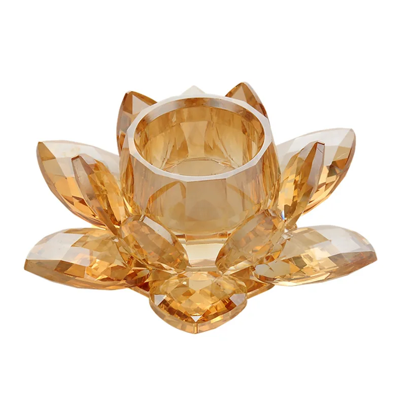 

Европейский хрустальный подсвечник в виде лотоса, орнамент