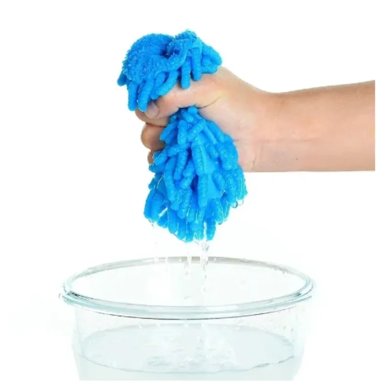 Waterproof  Car Wash Gloves Cleaning Towel Chenille Auto Wipe