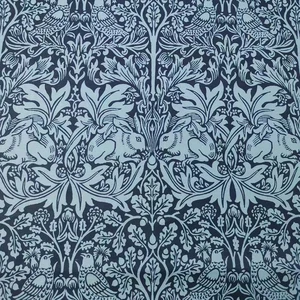 Morris Cotton Canvas zum Nähen von Kleidung und Kleidern, handgefertigt von der Hälfte, Erdbeer, Dieb, Vögeln, DIY 12 Hauptverkaufs Erdbeergewebe - №12