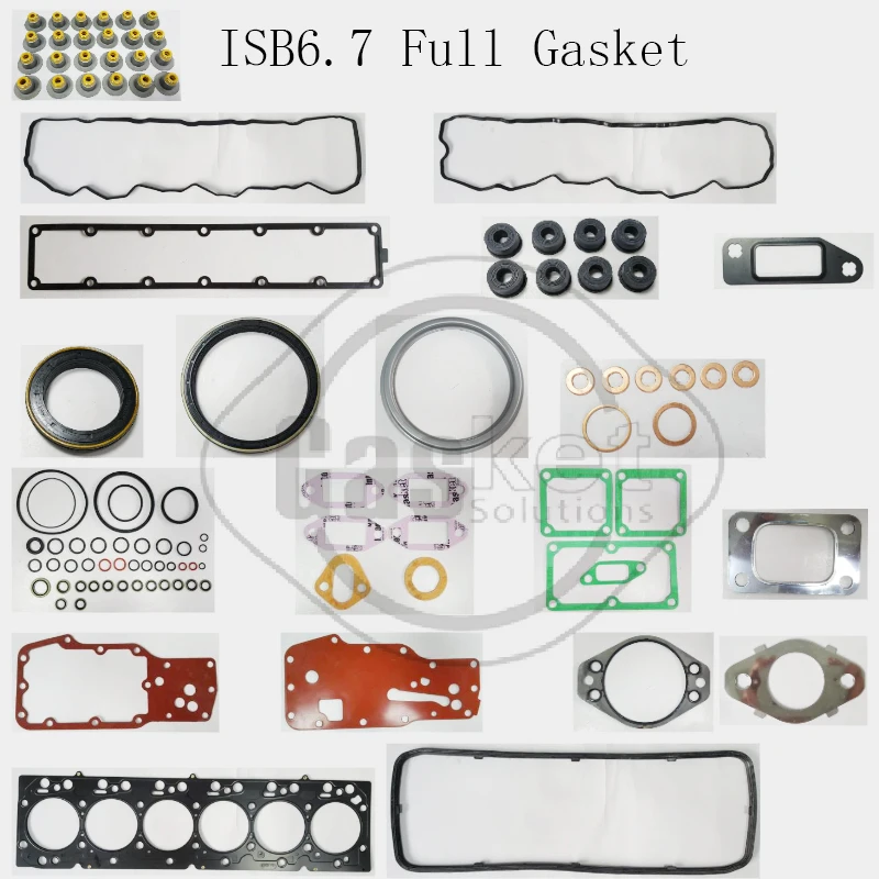 

Подходит для CUMMINS ETJ ISB200 ETJ 6,7 ISB6.7 ISB L6 24V полный комплект прокладок