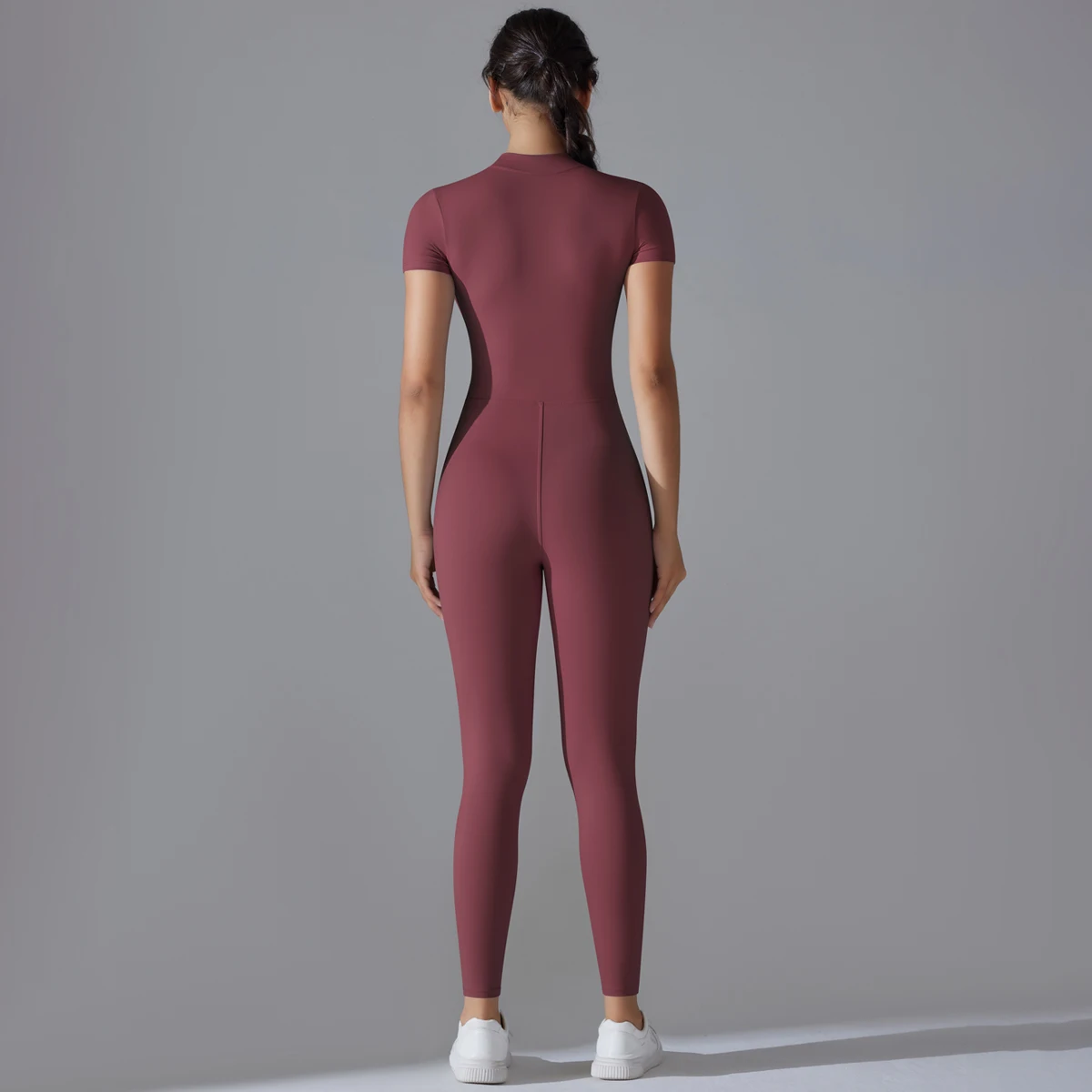 Frauen Bodys Fitness Sport Body Yoga Anzug Atmungsaktiv Schnell Trocknend Sport Yoga Kleidung frauen Gym Push Up Workout – Detail 33