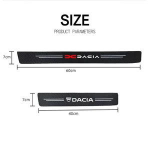 Car Car Car Protector Decalque Protector, Carbonfaser, Dacia -Logo, Spanisch, Frühling, Logan, Sandero, Jogger, Lodgy, Bigster, Dokker, 4PCS 12 Hauptverkäufe Sandero Hecklaterne - №8