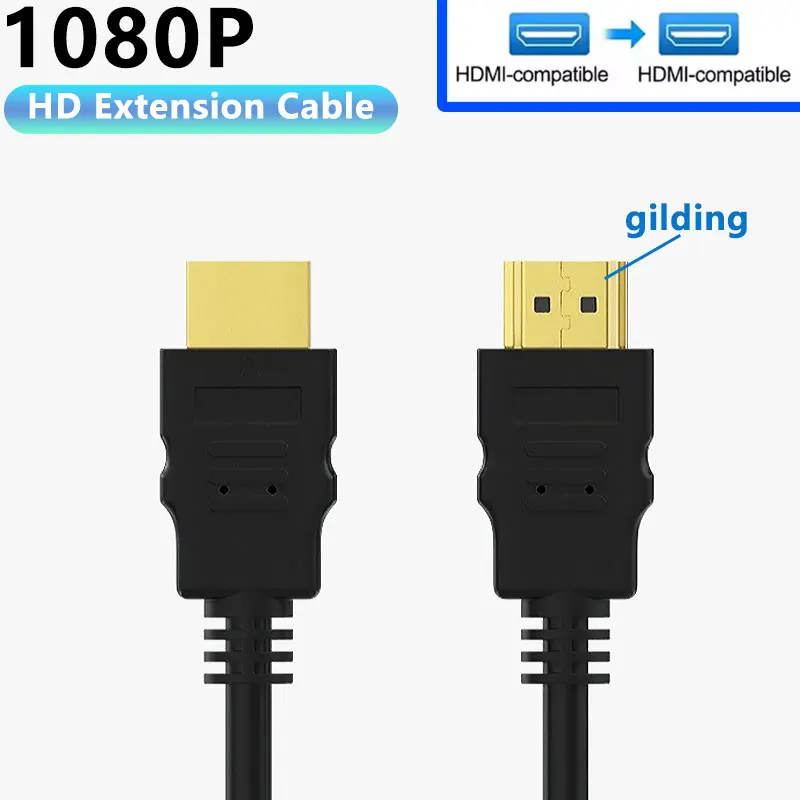 

HDMI-compatible Cable Video Cables Gold Plated 1.4 4K 1080P 3D Cable For HDTV Splitter Switcher 0.5M 1.5M 3M HDMI to HDMI Cable