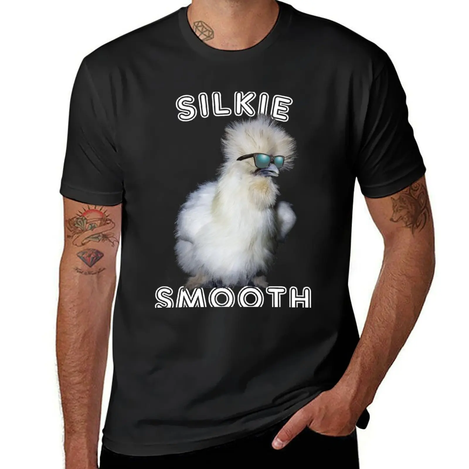 Silkie Chicken Funny Smooth Design T-Shirt plus sizes vintage clothes animal prinfor boys mens graphic t-shirts anime