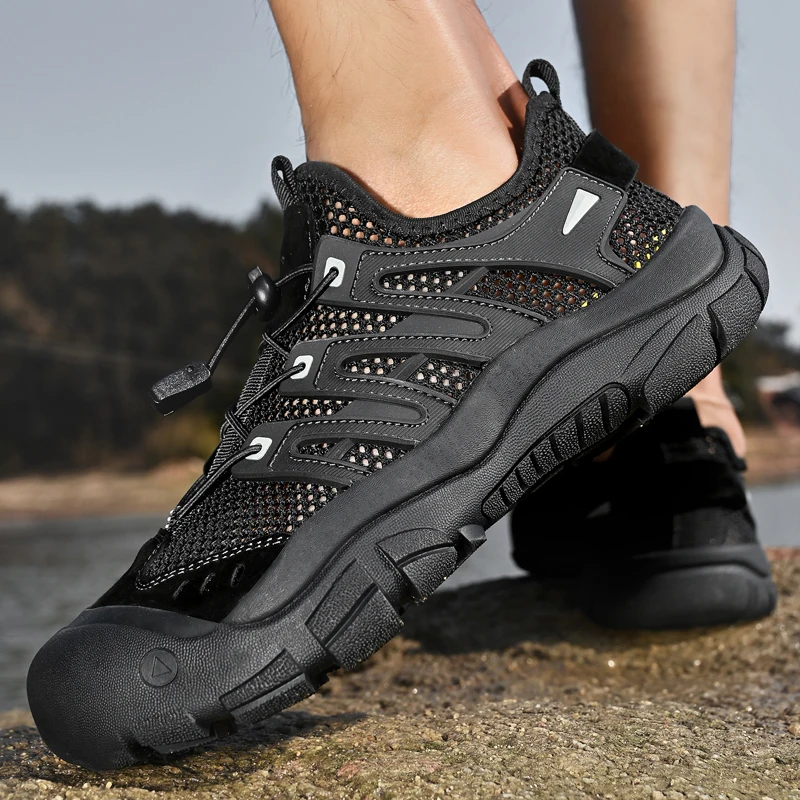 

Breathable Men Mesh Shoes Classic Running Sneakers for Man Outdoor Light Casual Shoes Comfortable Slip on Walking Shoes Trainers