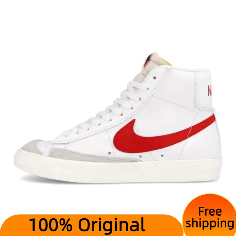 

Nike Blazer Mid 77 Vintage Habanero Red Women's Sneakers shoes CZ1055-101 With Original Box