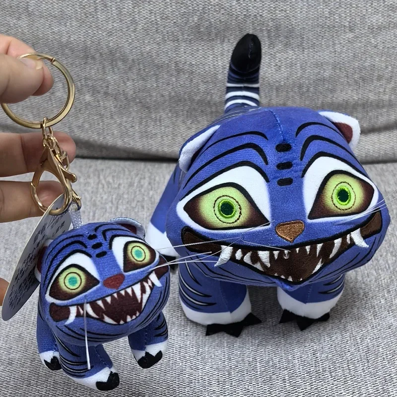 Nieuwe Kpop Demon Hunters Tijger Anime Figuren Pop Gevulde Game Zachte Pop Kawaii Auto Tas Decoratie Pluche Sleutelhanger Speelgoed Kinderen Geschenken