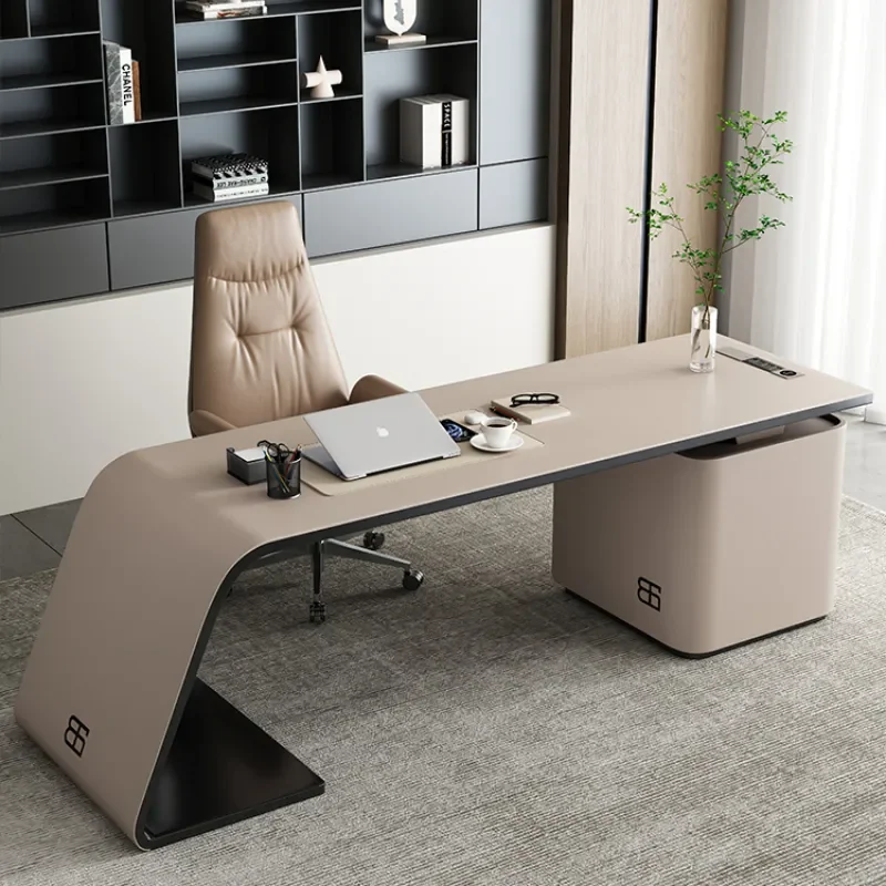 

Boss Luxury Office Desks Italian Design Combination Modern Office Desks Executive Computer Escritorio Ordenador Furniture QF50OD