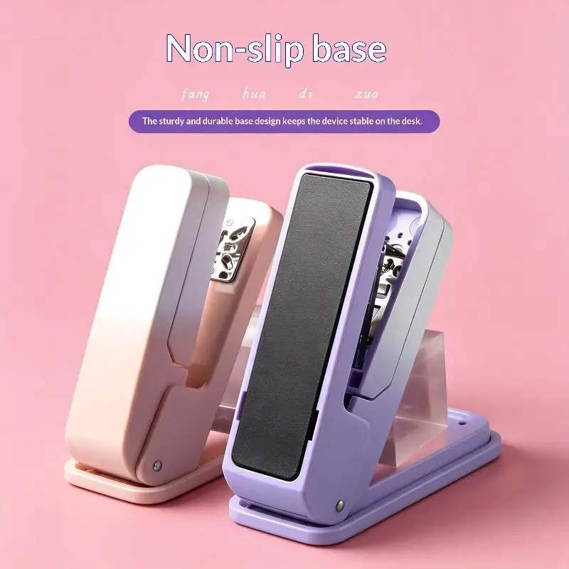 360 Degree Rotating Heavy Duty Stapler Ideal Gift for Students Office Workers Long Paper Binding Use