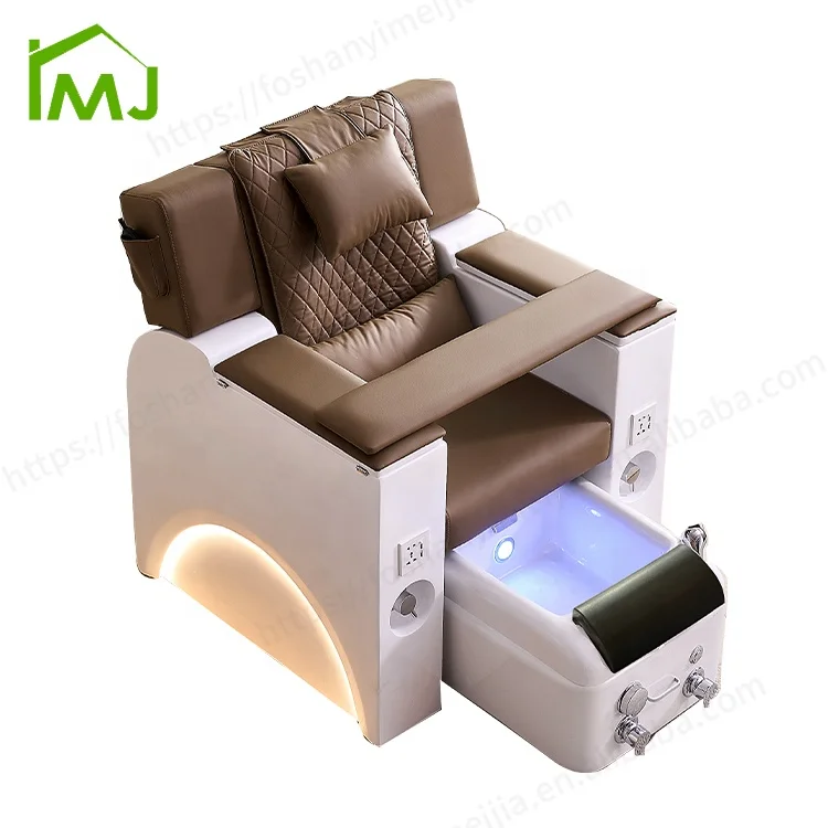

Factory Custom Nail Salon Foot Bathing Manicure Chair Electric Massage Body Pedicure Spa Chair