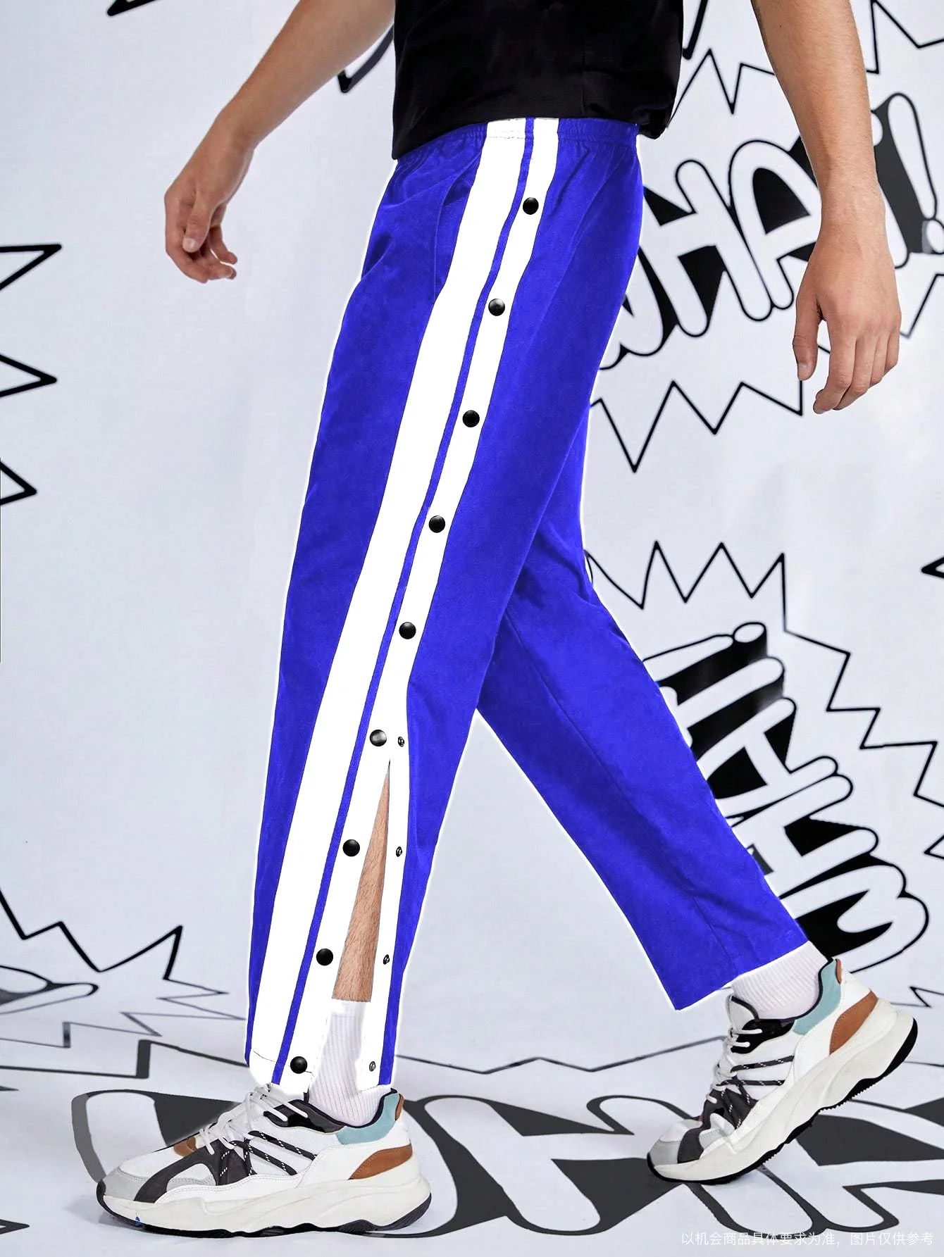 

Men's Breathable Quick-Drying Basketball Pants Casual Loose Straight-Leg Lace-Up Sportswear Fashionable Trousers