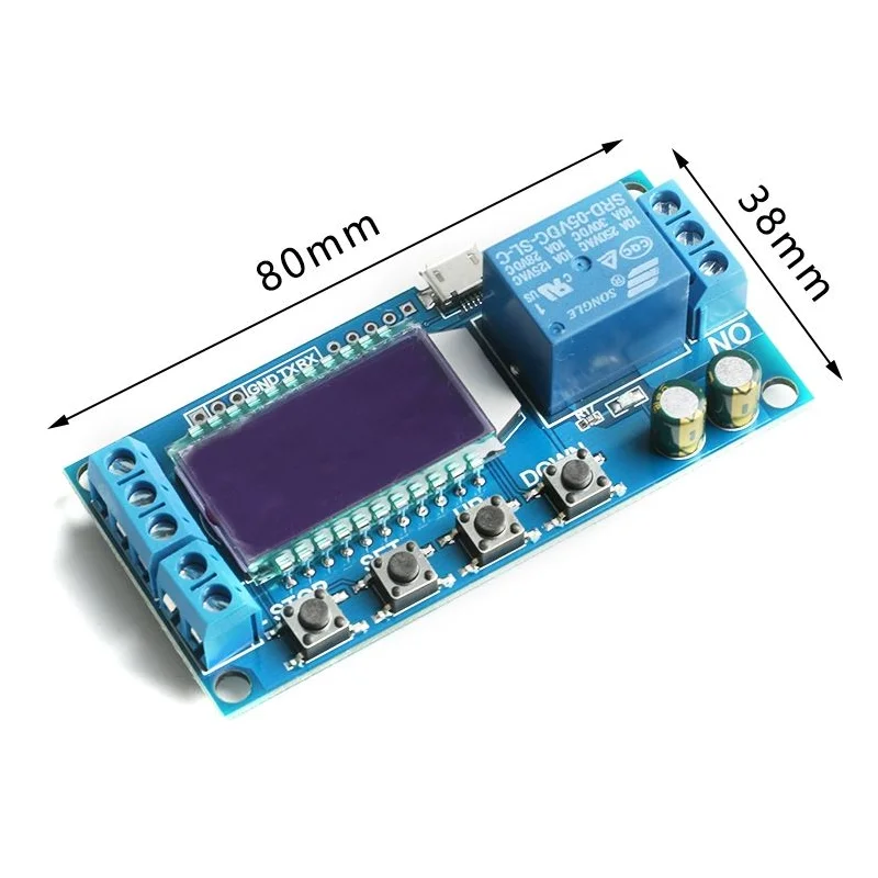 1PCS One relay module cycle timing circuit switch delay power-off disconnection trigger delay XY-LJ02 New In stock