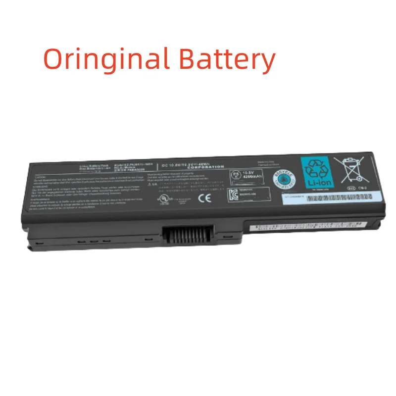 10.8V 48WH Original Laptop Battery PA3817U-1BRS PA3817U For A660 C640 C600 C650 C655 C660 L650 PA3818U PA3816U