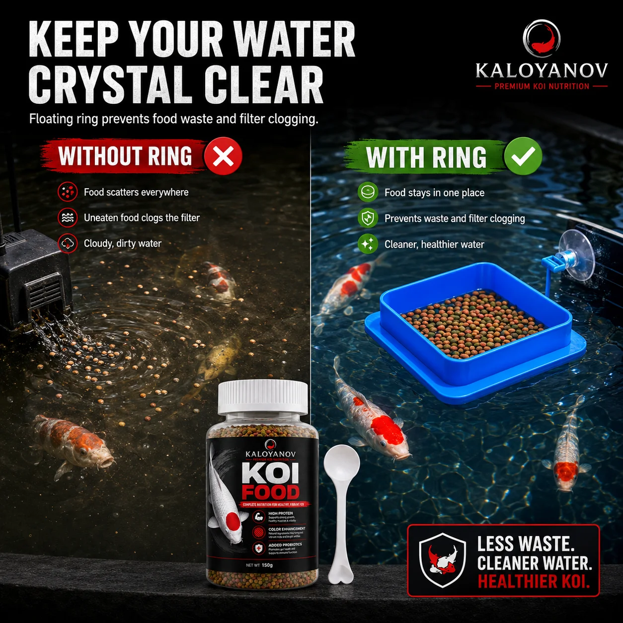 Koi Fish Food 150g High Protei - Aquarium Fish Colour review and price