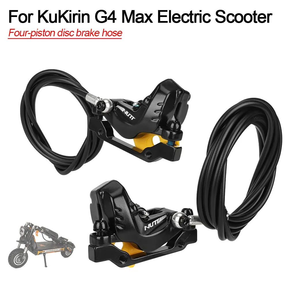 

Левая передняя/правая задняя четырехпоршневая трубка дискового тормоза F160 мм R140 мм для электрического скутера KuKirin G4 Max
