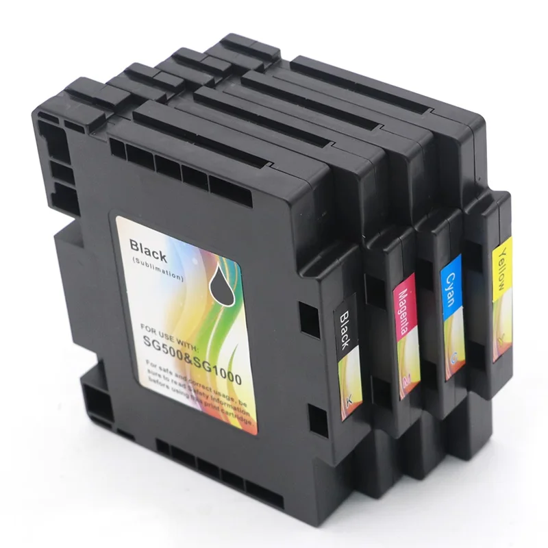 1/2/3/4 Set Compatible For SAWGRASS SG500 SG1000 No Serial Number Compatible Ink Cartridge With Chip Sublimation Ink