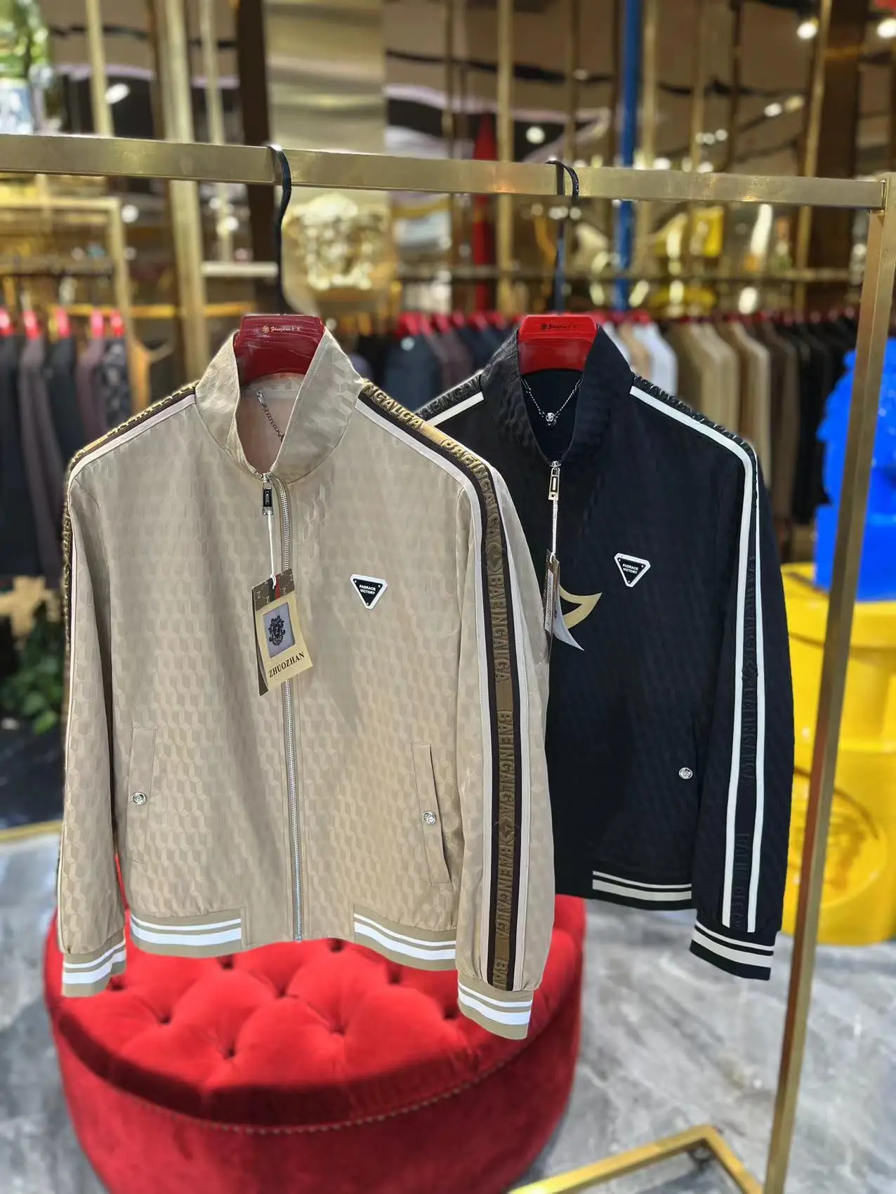 

Мужская весенняя новинка, модная удобная куртка с воротником-стойкой, универсальная модная верхняя одежда Sli, длинный рукав-стойка...