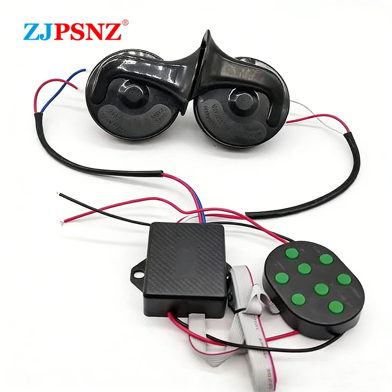 

8 Tone Musical Control Box For Vehicles Motorcycles Car With 8Sound Control Box Button Universal 12V Ultra-high Volume Control