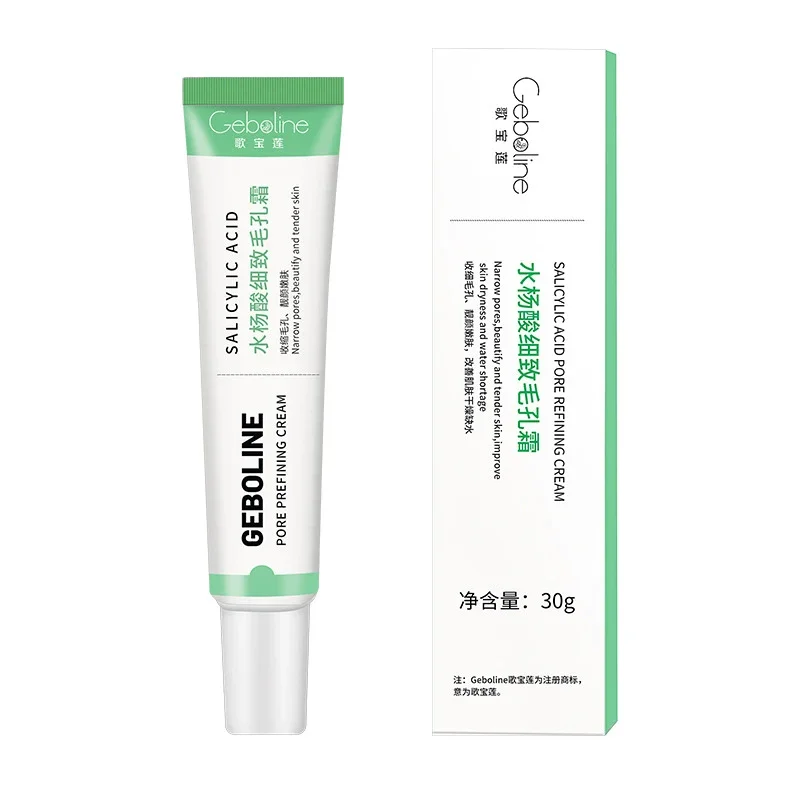 Gebaolian Salicylic Acid Fine Pore Cream 15% Azelaic Acid Acne Removing gel Cream Shrinks and Removes Blackheads