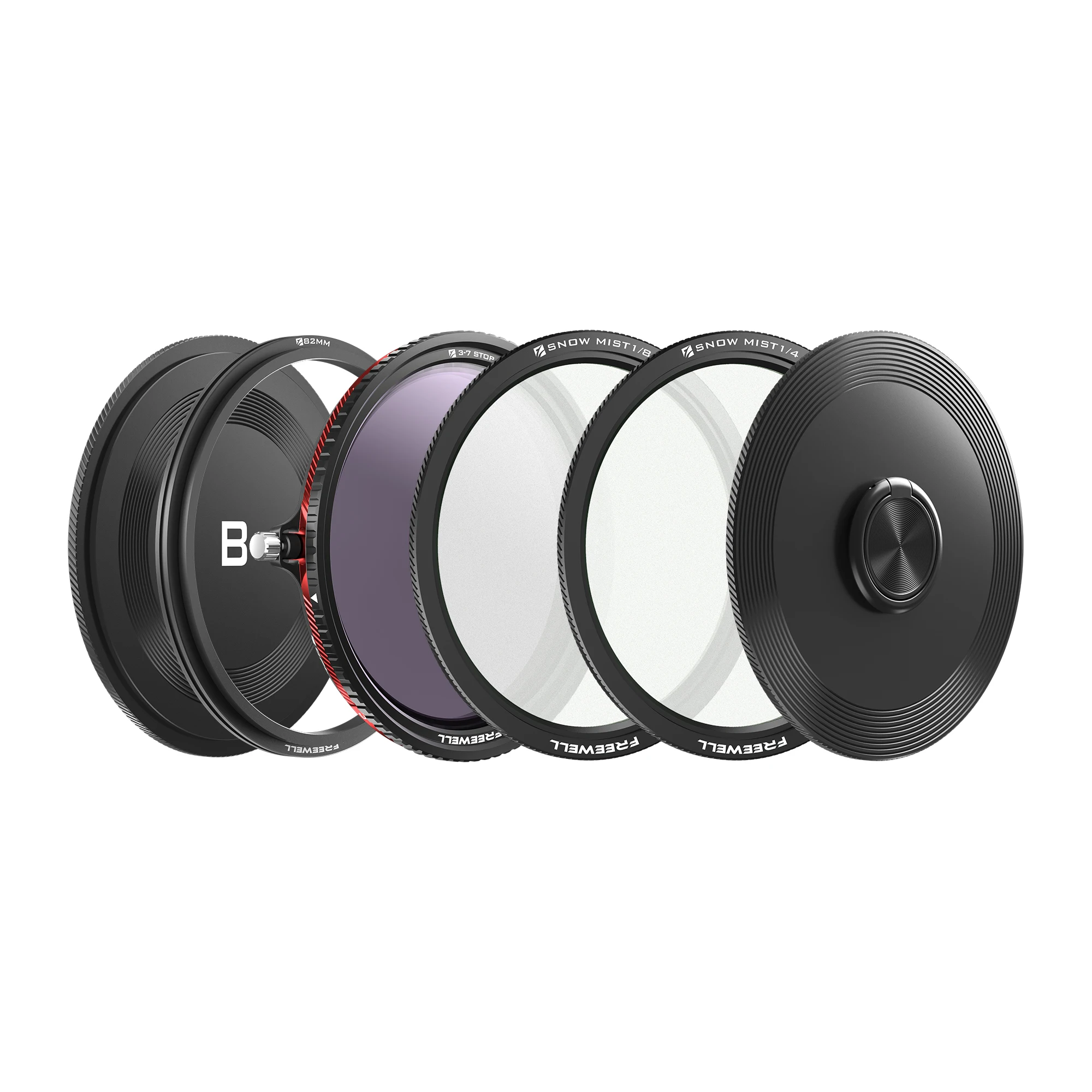 

Комплект магнитных гибридных фильтров Freewell V2 Pro VND/CPL 3-7 Stops | С Snow Mist 1/4 и нейтральными светоотражающими фильтрами