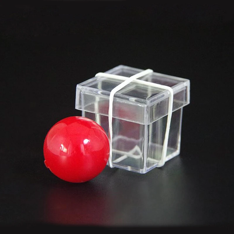 Bandit Ball Penetrate Through Clear Box Magic Tricks Magician Close Up Street Illusions Gimmick Props Mentalism Comedy Toy Magia