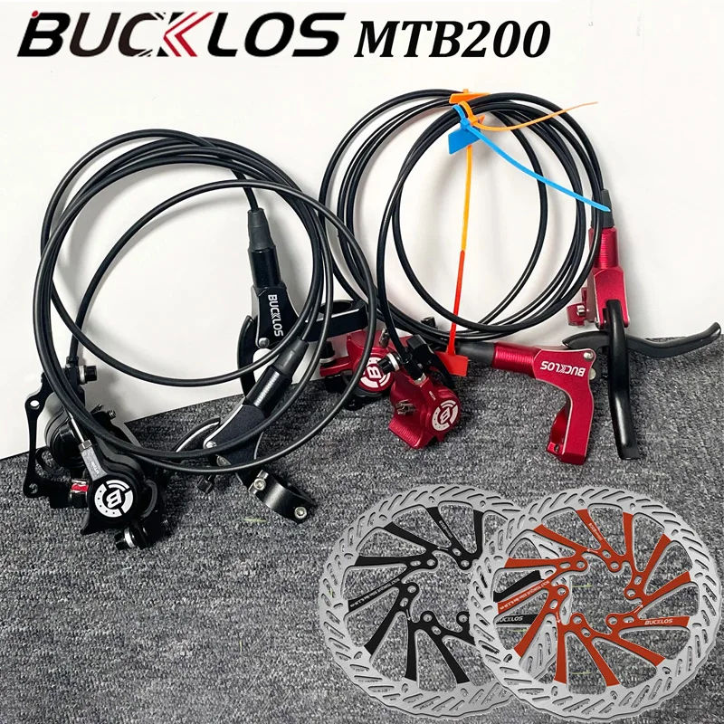 

Bucklos велосипедный гидравлический дисковый тормоз 800/1500 мм комплект велосипедных тормозов давление масла Mtb гидравлические тормоза велосипедные детали из алюминиевого сплава
