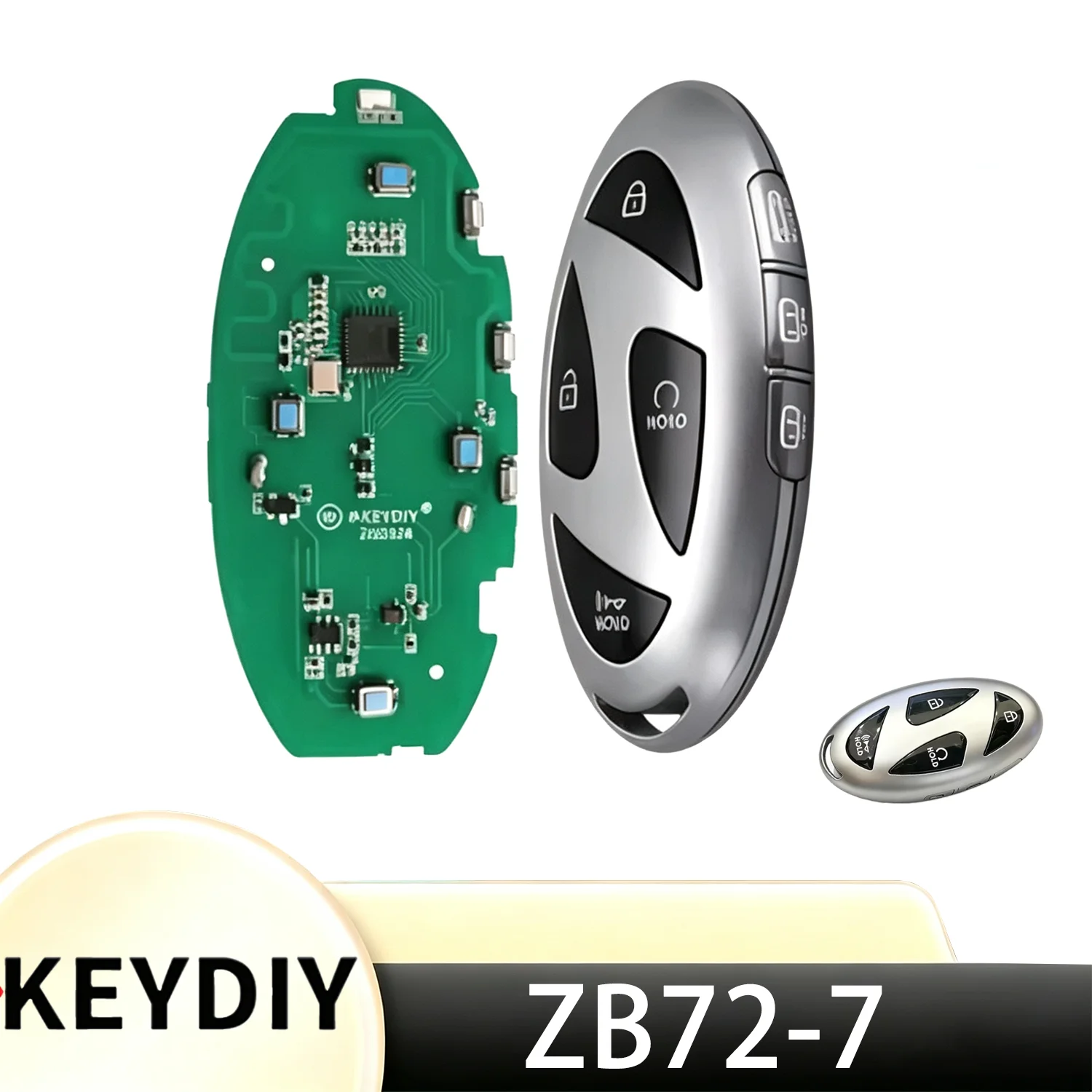 KEYDIY KD ZB72-7 ZB series universal smart key for Elantra Sonata Tucson Santa Fe